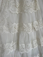 1970s Lace Detail Princess Dress