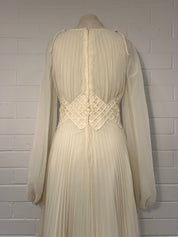 1970s Franke Stuart Pleated Dress