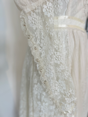 1970s Lace Gunne Sax Dress