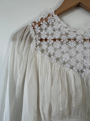 1970s Daisy Lace Dress